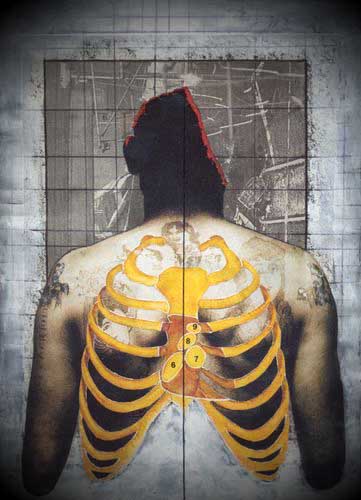 Artwork 104 by Scott Batty for the art of skinlessness