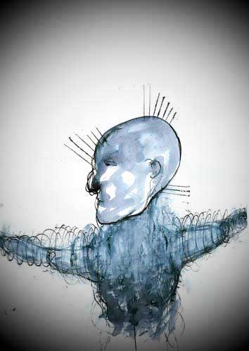 Artwork 25 by Scott Batty for the art of skinlessness